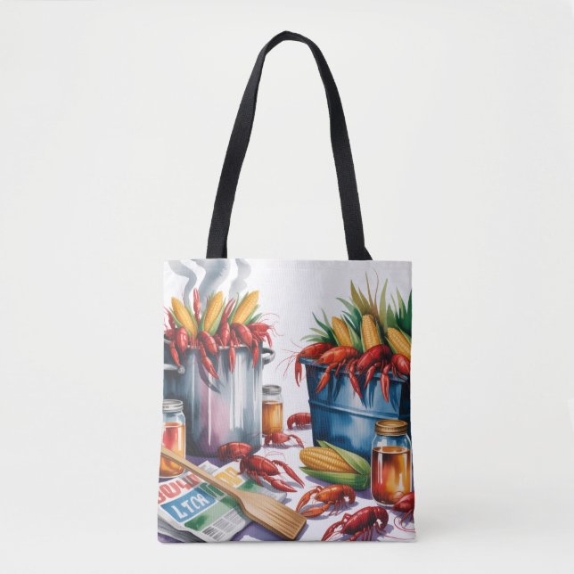 Crawfish Boil Birthday Party For Adults  Tote Bag (Front)