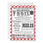 Crawfish Boil Birthday Party Invitation