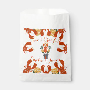 Crawfish Boil Engagement Party-Love & Crawfish Favour Bag