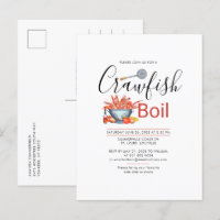 Crawfish Boil Family Cookout Seafood Party