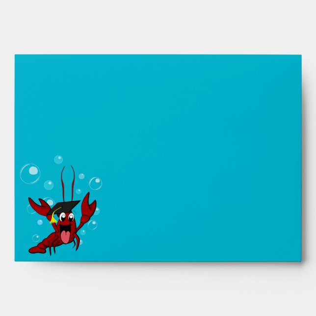 Crawfish Boil Graduation Party Envelope (Front)