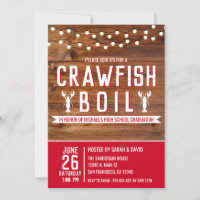 Crawfish Boil Graduation Seafood Party