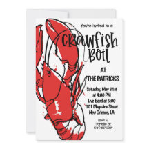 Crawfish Boil Invitation