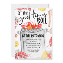 Crawfish Boil Invitation