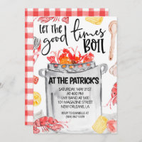 Crawfish Boil Invitation
