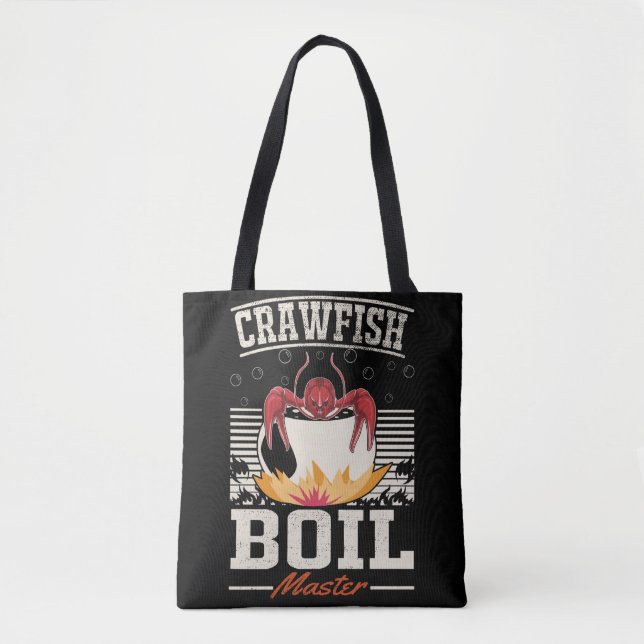 Crawfish Boil Master Crayfish Eater Tote Bag (Front)