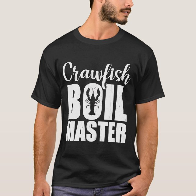 Crawfish Boil Master Mens Crawfish Crew T-Shirt (Front)