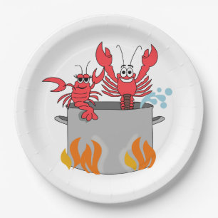 Crawfish Boil Paper Plate