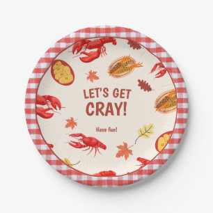 Crawfish Boil Party Picnic Celebration Paper Plate