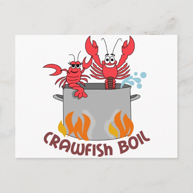 Crawfish Boil Postcard (Front)