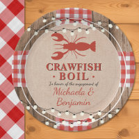 Crawfish Boil Rustic Couples Engagement Party