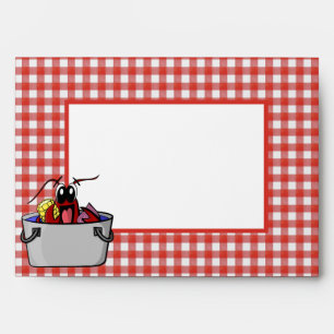 Crawfish Boil Seafood Party Picnic Family Reunion Envelope