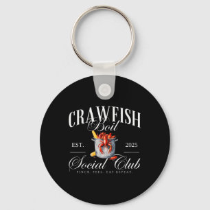 Crawfish Boil Social Club Cajun Seafood Festival S Keychain