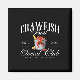 Crawfish Boil Social Club Cajun Seafood Festival S Magnet