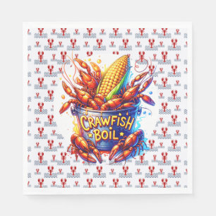 CRAWFISH BOIL THEME  NAPKIN