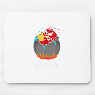 Crawfish Boil Tis The Season Crawdaddy Crayfish Fu Mouse Pad