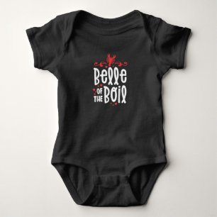 Crawfish Boil  Women Belle Of  Boil Sourn Cajun Baby Bodysuit