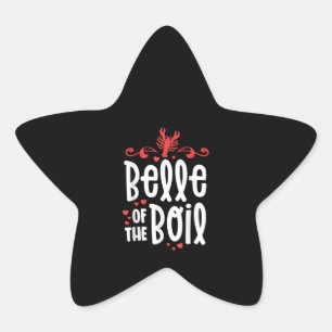 Crawfish Boil  Women Belle Of  Boil Sourn Cajun Star Sticker