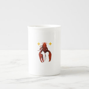 Crawfish Bone China Mug