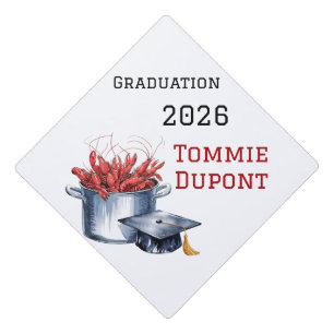 Crawfish & Caps: A Boiled Graduation Celebration  Cap Topper