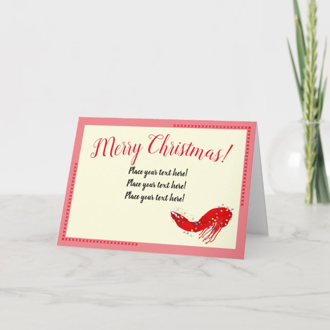 Crawfish Christmas Cards (Front)
