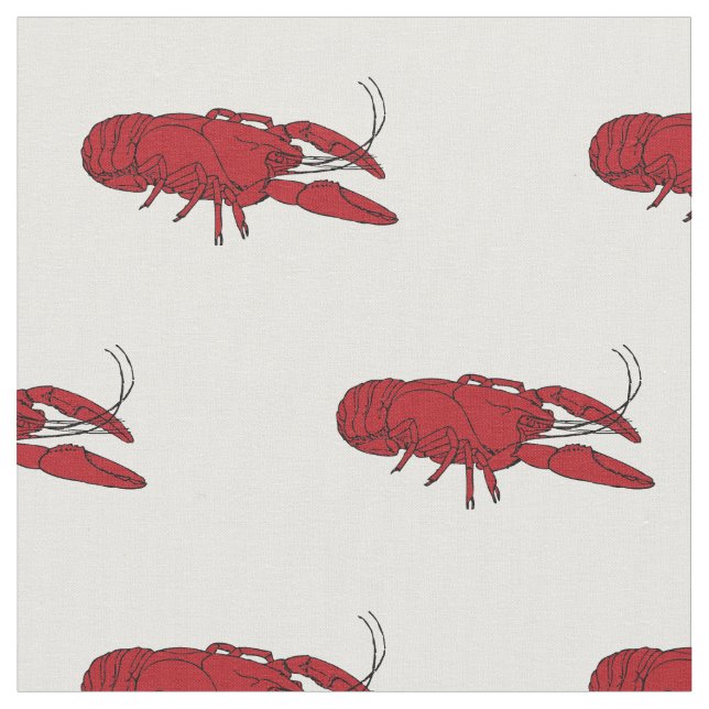 Crawfish Fabric (Close Up)