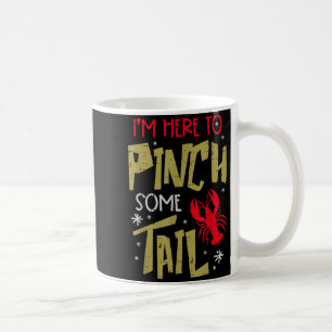 Crawfish Here To Nch Tail Lobster Crayfish Men Wom Coffee Mug