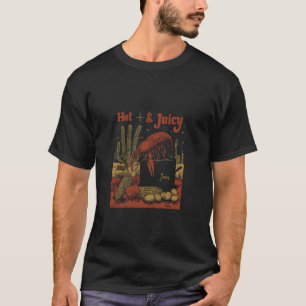 Crawfish Hot & Juicy Vintage Western Cajun Food Fe T-Shirt