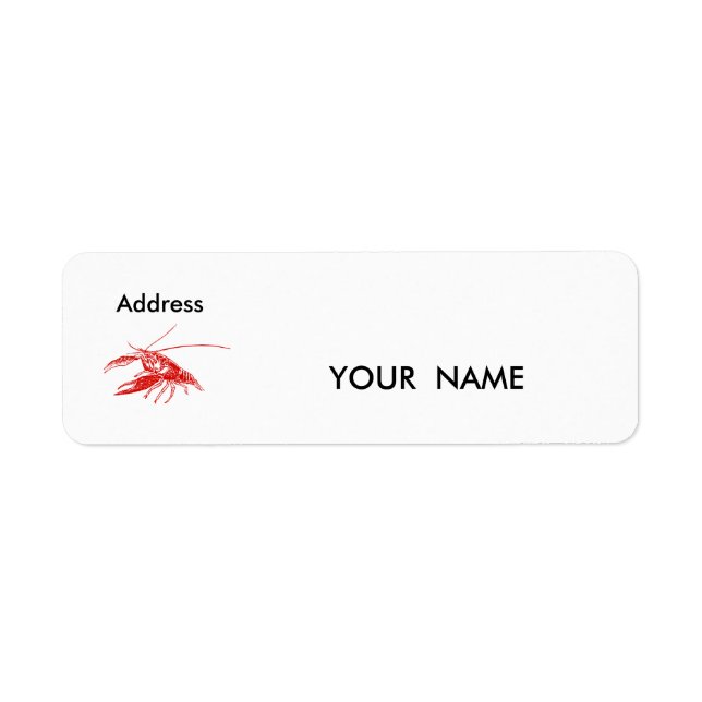 crawfish , Label (Front)