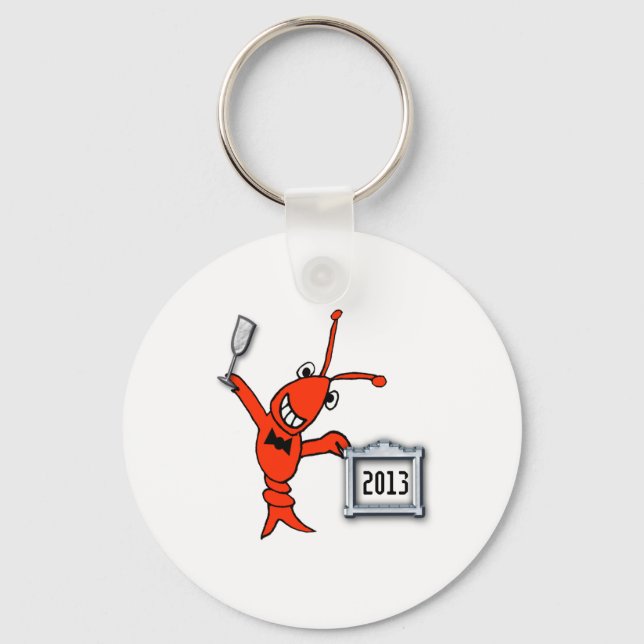 Crawfish / Lobster 2013 Cheers Keychain (Front)