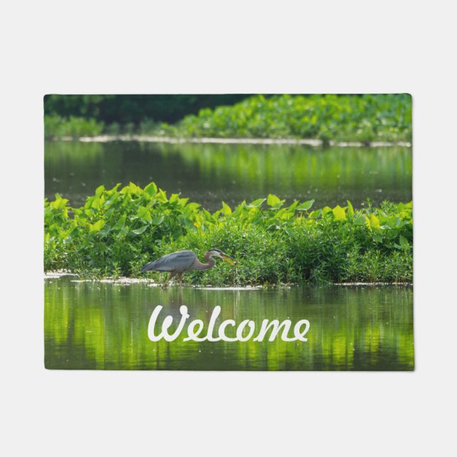 Crawfish Meal Time Welcome Doormat (Front)