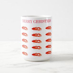 Crawfish Merry Christmas  Coffee Mug