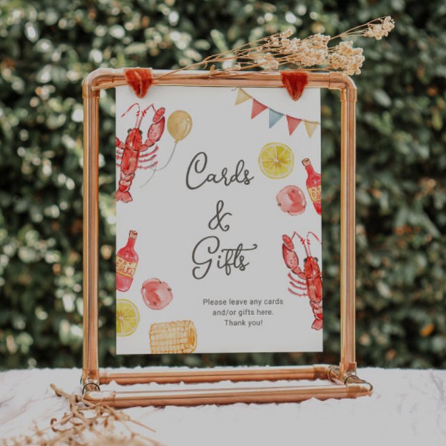 Crawfish Party Cards & Gifts Sign (Creator Uploaded)