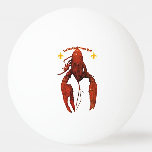 Crawfish Ping Pong Ball (Front)