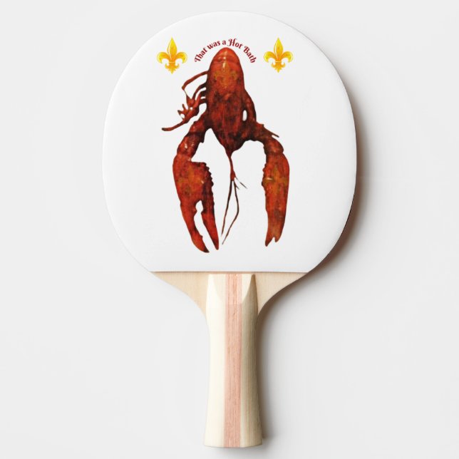 Crawfish  Ping Pong Paddle (Front)