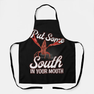 Crawfish Put Some South In Your Mouth American Foo Apron