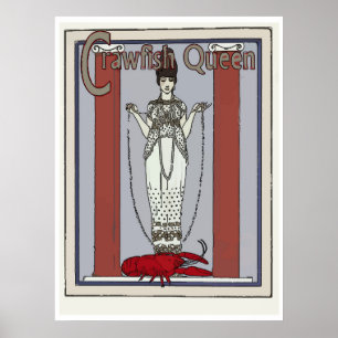 Crawfish Queen, add text Poster