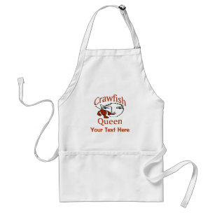 Crawfish Queen Apron, add text Apron