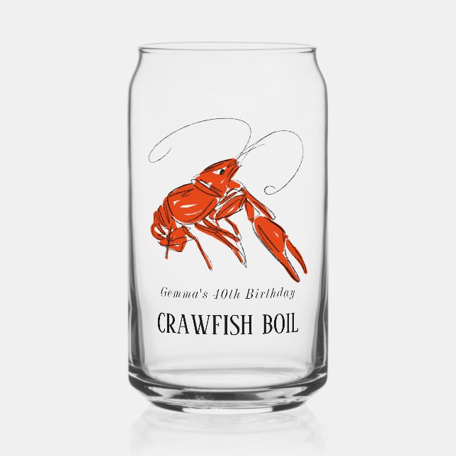 Crawfish Seafood Boil Personnalisé (Recto)