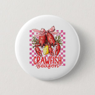 Crawfish Season Crawfish Boil Lobster Cajun Men Wo 2 Inch Round Button
