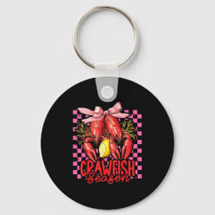 Crawfish Season Crawfish Boil Lobster Cajun Men Wo Keychain