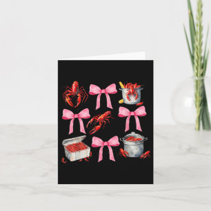 Crawfish Season Funny Crawfish Boil Lobster Coquet Card