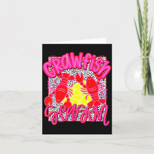 Crawfish Season Funny Tee For Men Women Kids  Card