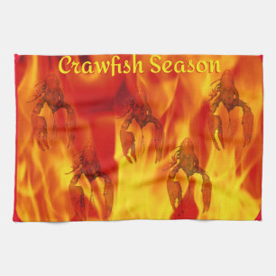Crawfish Season Kitchen Towel