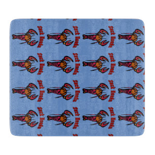 Crawfish Tile Vintage Style Cutting Board