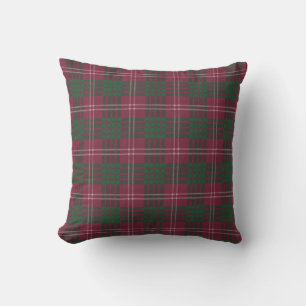 Crawford Ancient Original Scottish Tartan Throw Pillow