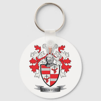 Crawford Family Crest Coat of Arms Keychain