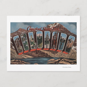 Crawford State Park, Colorado Postcard