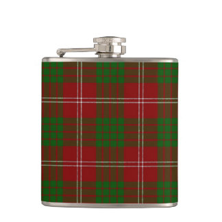 Crawford Tartan Plaid Hip Flask