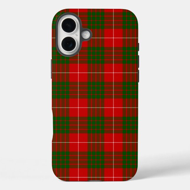 Crawford tartan red green plaid Case-Mate iPhone case (Back)